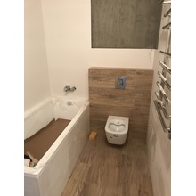 Установка сантехники в ванной